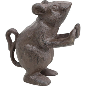 Cast Iron Mouse Bookend / Doorstop