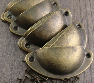 Cup Handles - Antique Brass