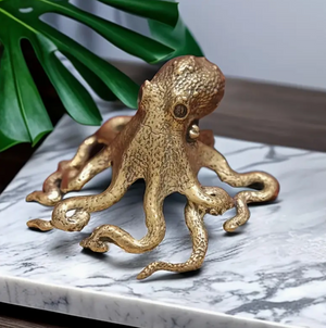 Brass Octopus Decoration