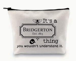 Bridgerton Make Up Bag