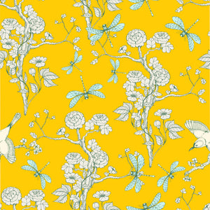 MINT Tissue Paper - Yellow Chinoiserie