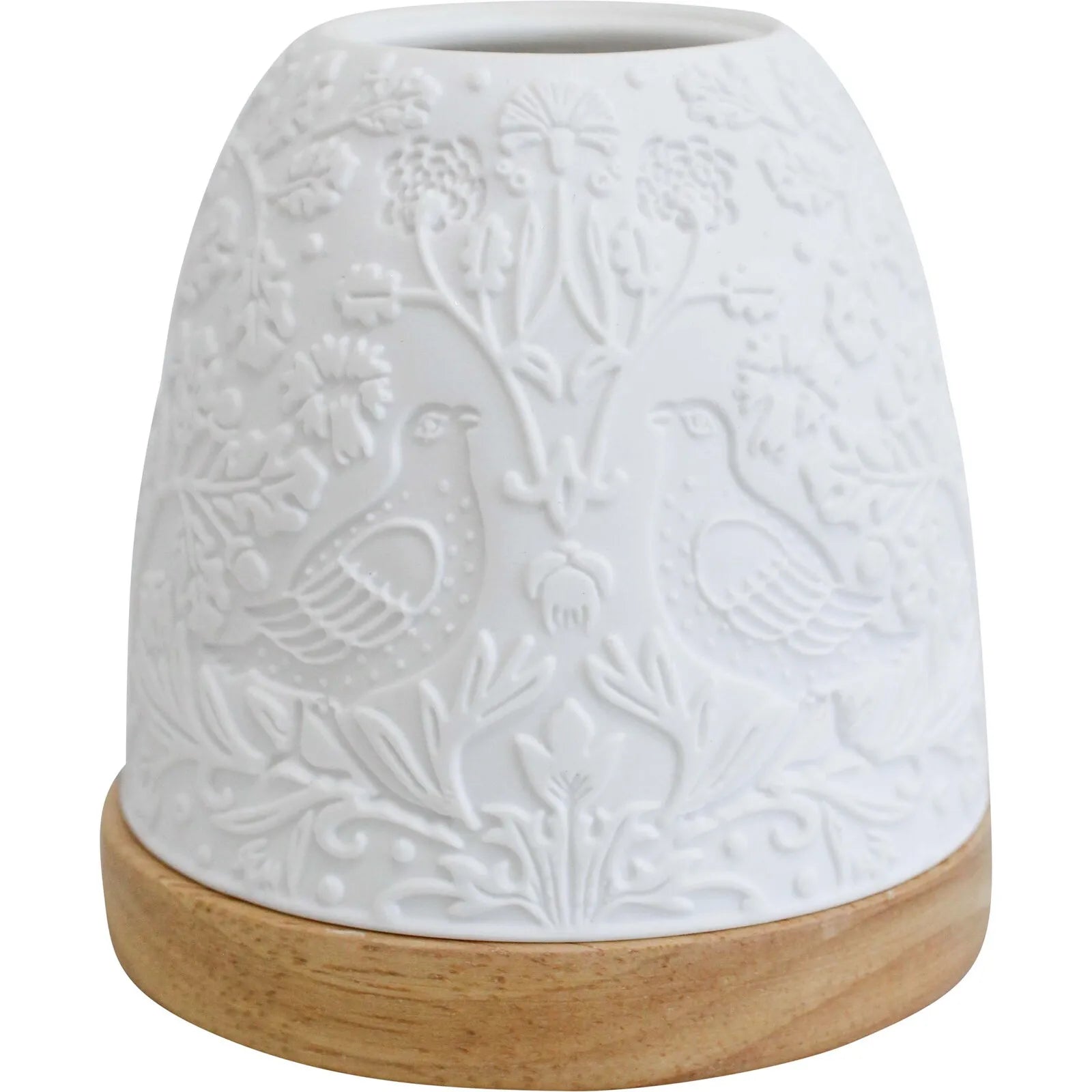 Porcelain tea light holder - William Morris