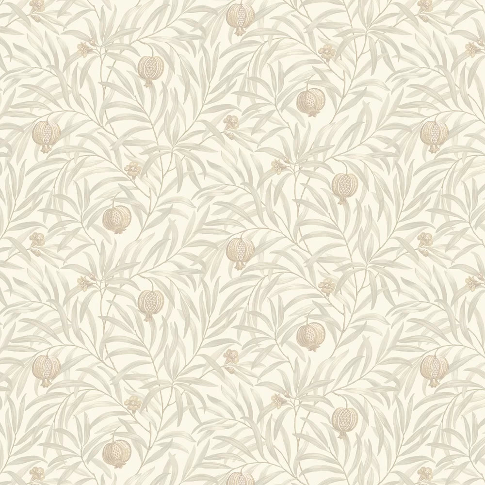 Pomegranate Wallpaper Cream/White (Sold per metre)