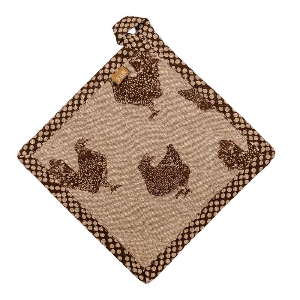 Henrietta Pot Holder Earth Brown