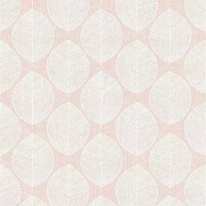 Scandi Leaf Pink Wallpaper (sold per metre)