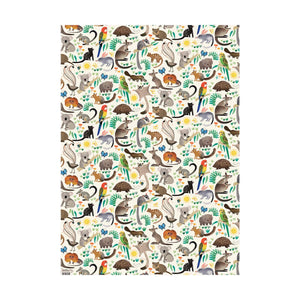 Earth Greetings - Folded wrapping paper Bush Buddies
