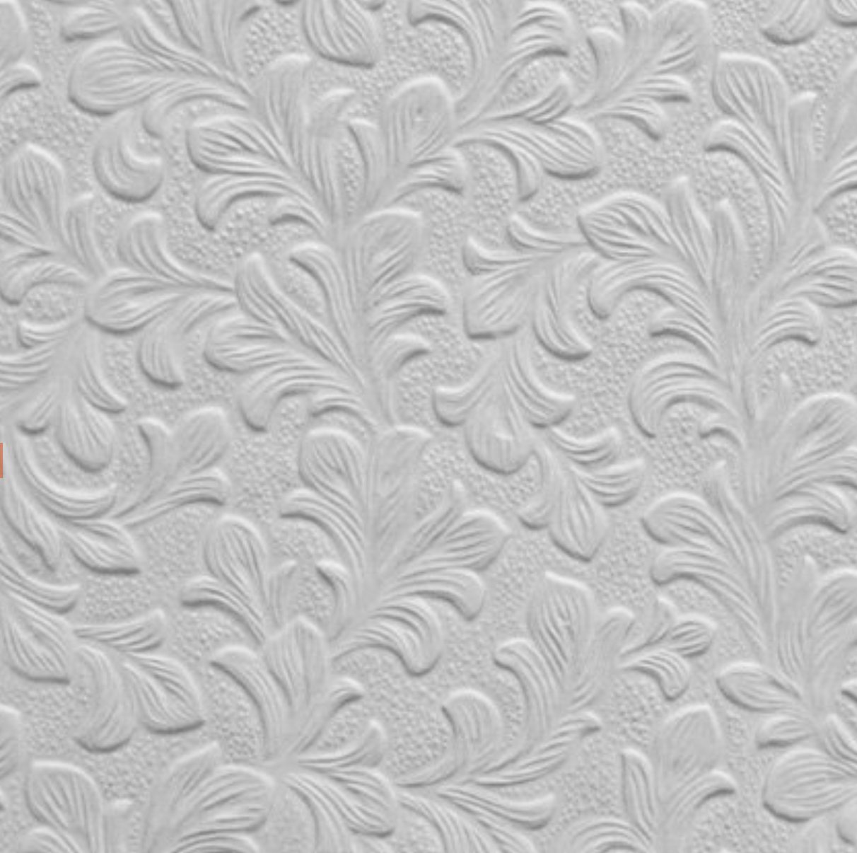 Scrolling Leaf Superfresco White Paintable Wallpaper 15069 | 15069