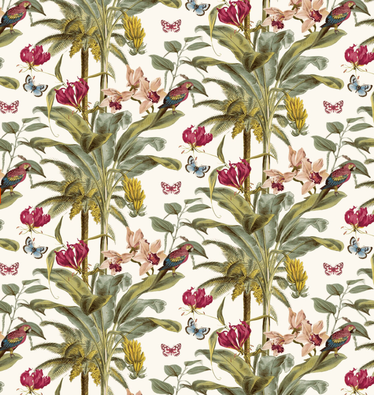 Tropical Palm Wallpaper - per metre