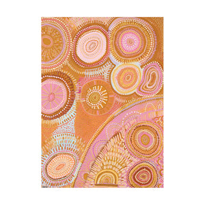 Earth Greetings - Folded Wrapping Paper Seven Sisters Dreaming ii